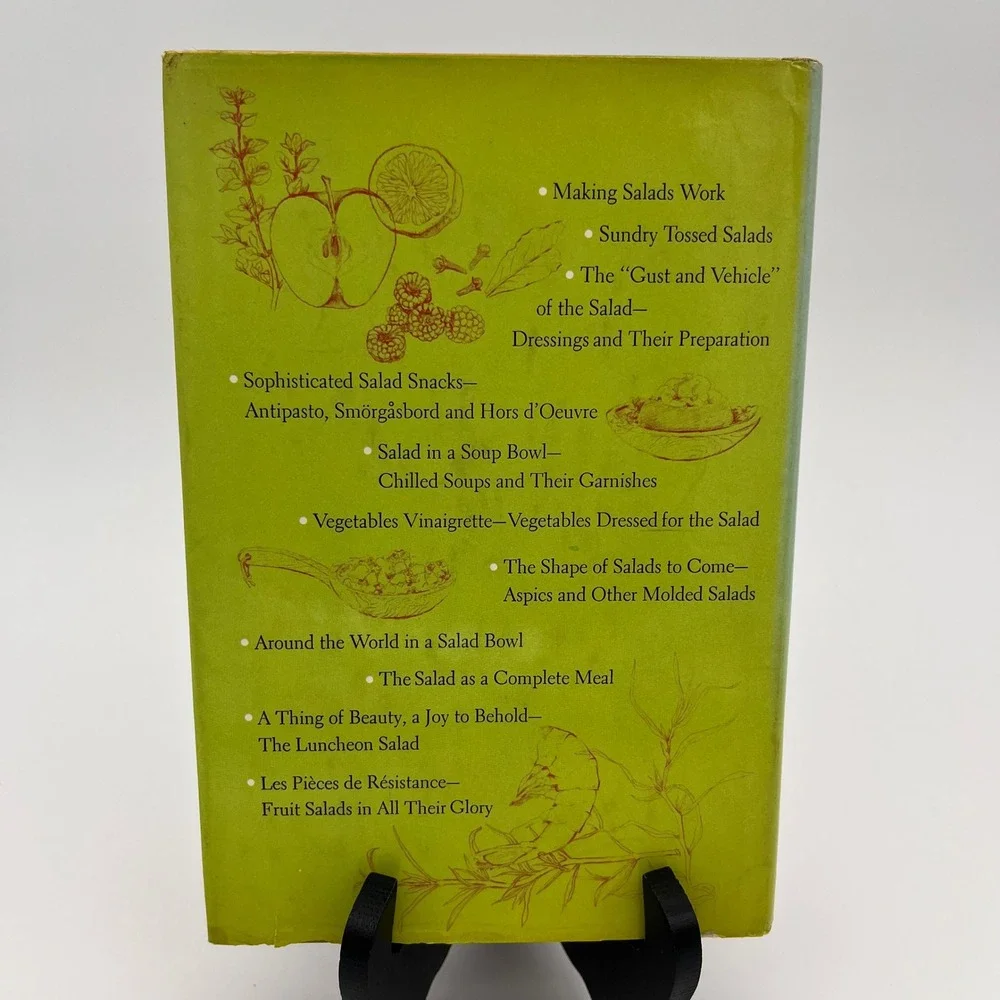 The Complete Book of Salads Beryl Marton 1969 Hardcover Vintage Cookbook Random